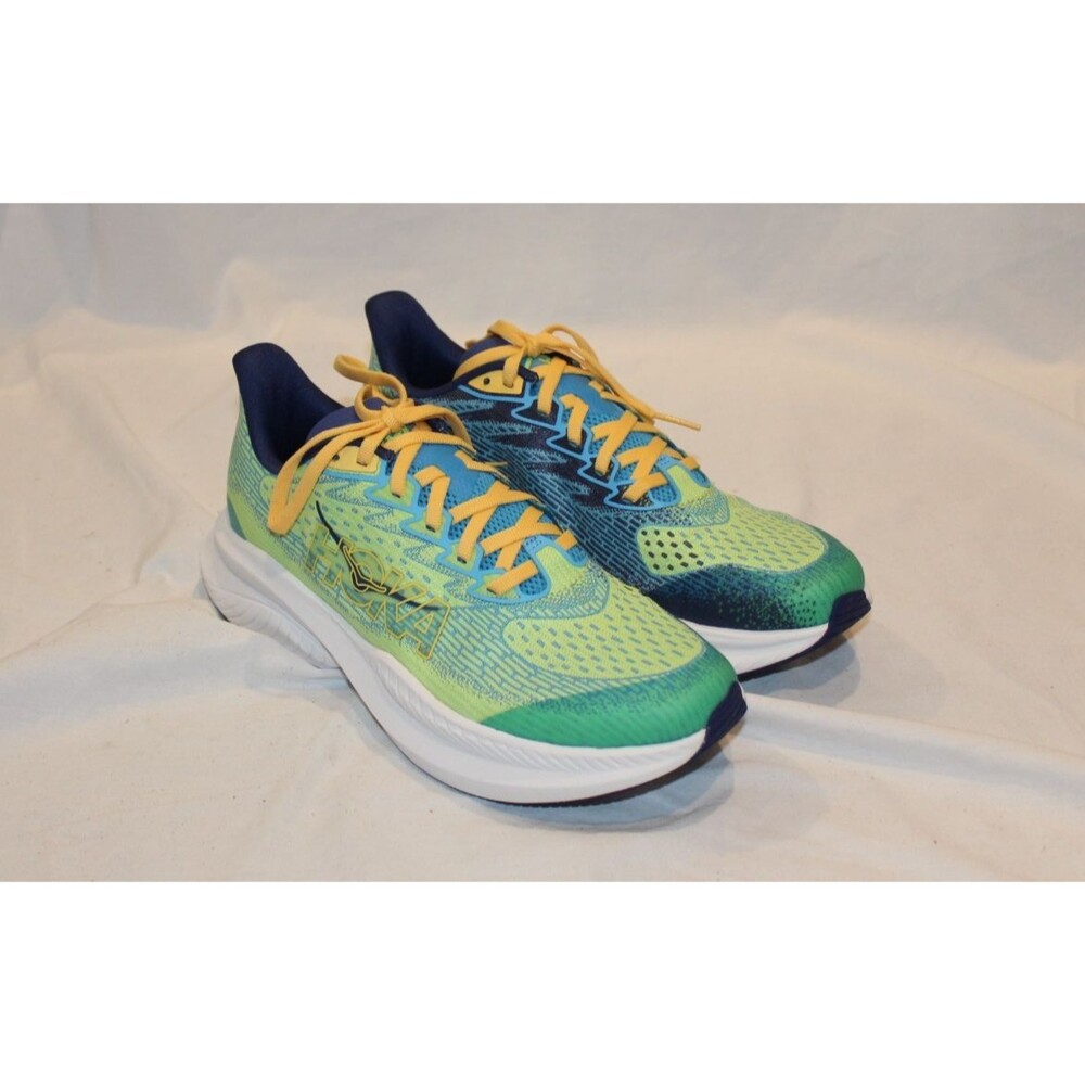 NEW Hoka One Women's MACH 6 RUNNING SNEAKERS YOUTH 6 WOMEN'S 7.5 GREEN - Picture 2 of 6